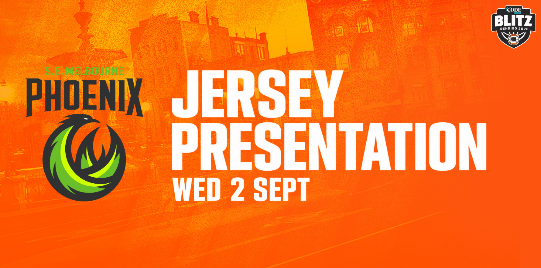 Wed 2nd Sept - Jersey Presentation: South East Melbourne Phoenix