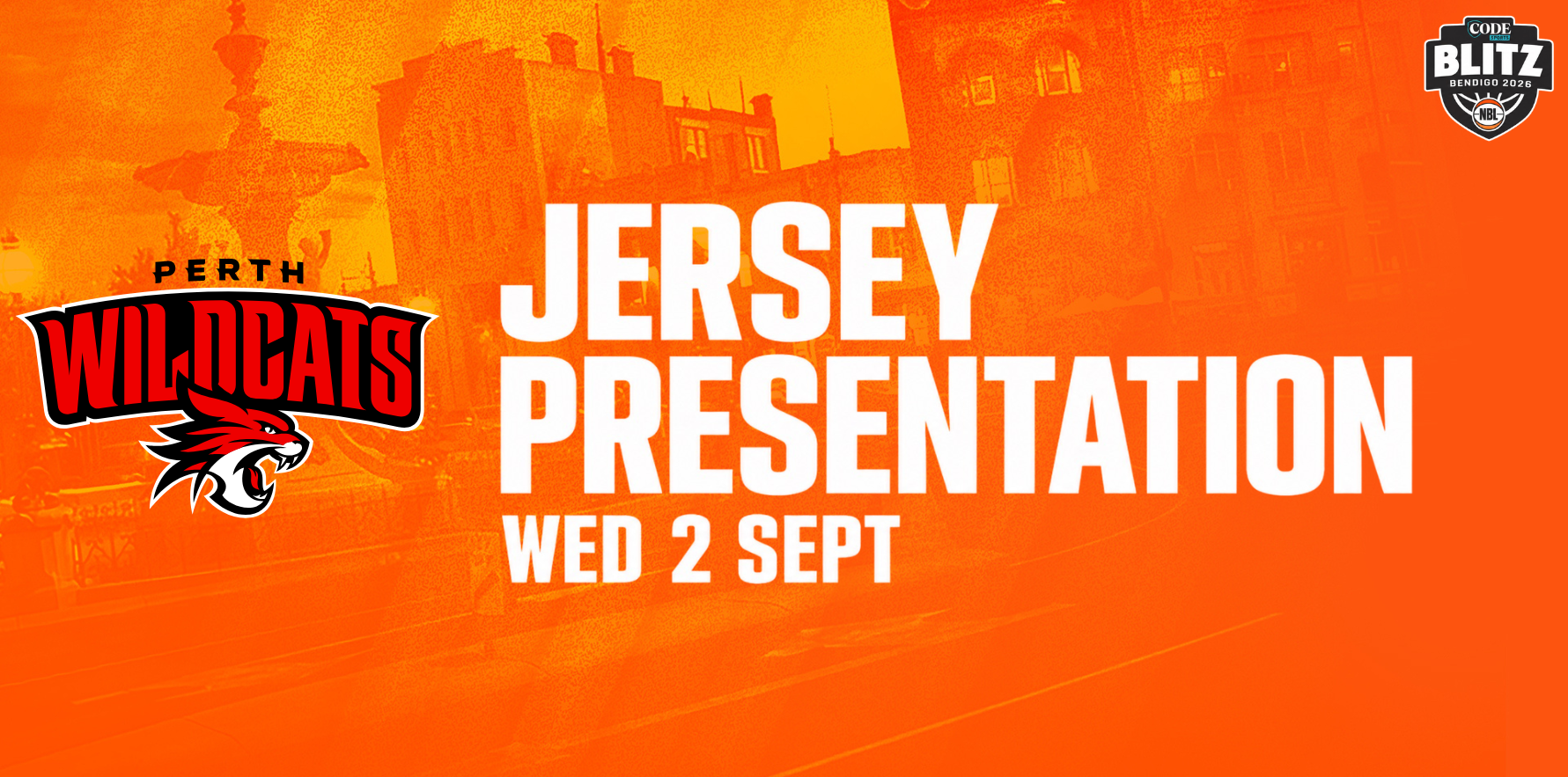 Wed 2nd Sept - Jersey Presentation: Perth Wildcats