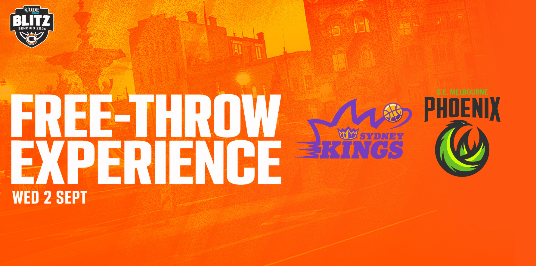 Wed 2nd Sept - Half-Time Free Throw Experience: Sydney Kings vs SEM Phoenix