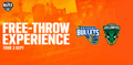Thu 3rd Sept - Half-Time Free Throw Experience: Brisbane Bullets vs Tasmania JackJumpers