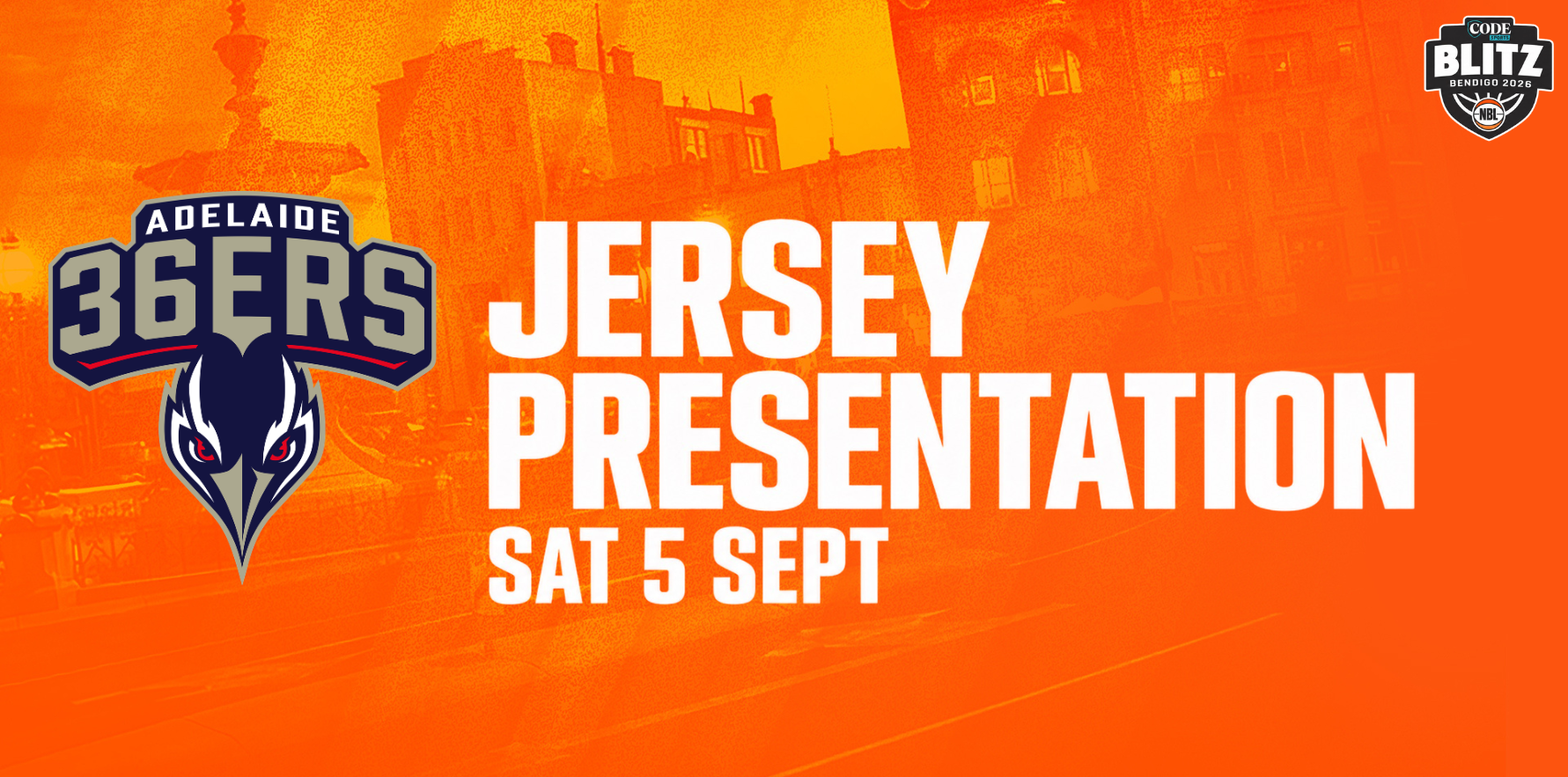 Sat 5th Sept - Jersey Presentation: Adelaide 36ers