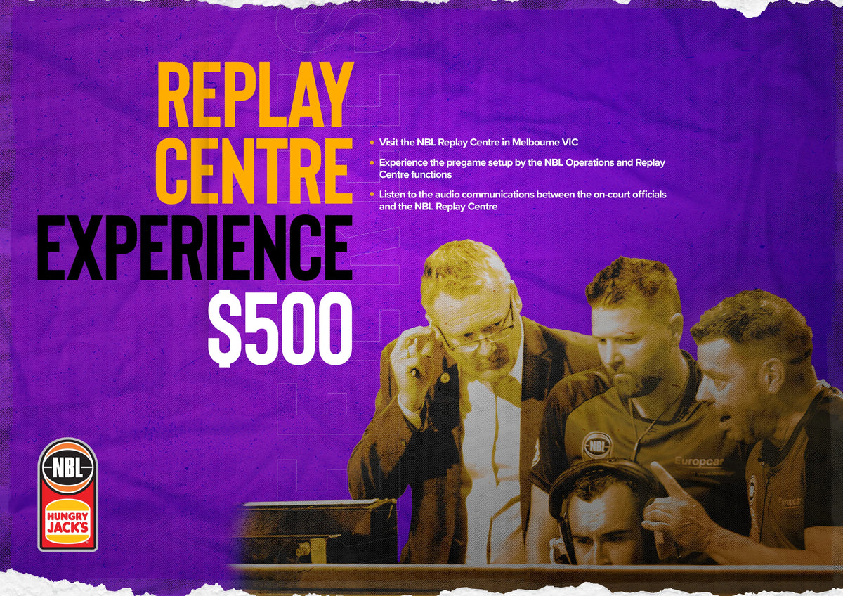 NBL27 Referee Replay Centre Experience – December 2026