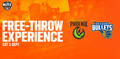 Sat 5th Sept - Half-Time Free Throw Experience: South East Melbourne Phoenix vs Brisbane Bullets