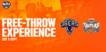 Sat 5th Sept - Half-Time Free Throw Experience: Adelaide 36ers vs Cairns Taipans